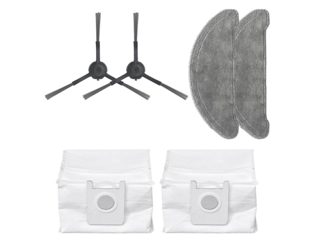 Sacos de pó escova lateral com filtro hepa s para roidmi eve plus aspirador de pó