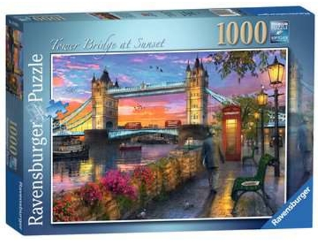 Puzzle RAVENSBURGER Tower Bridge Puzle de figuras 1000 pieza(s) Arte