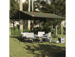 Lona De Camping Impermeable Verde Oliva 451x420 Cm