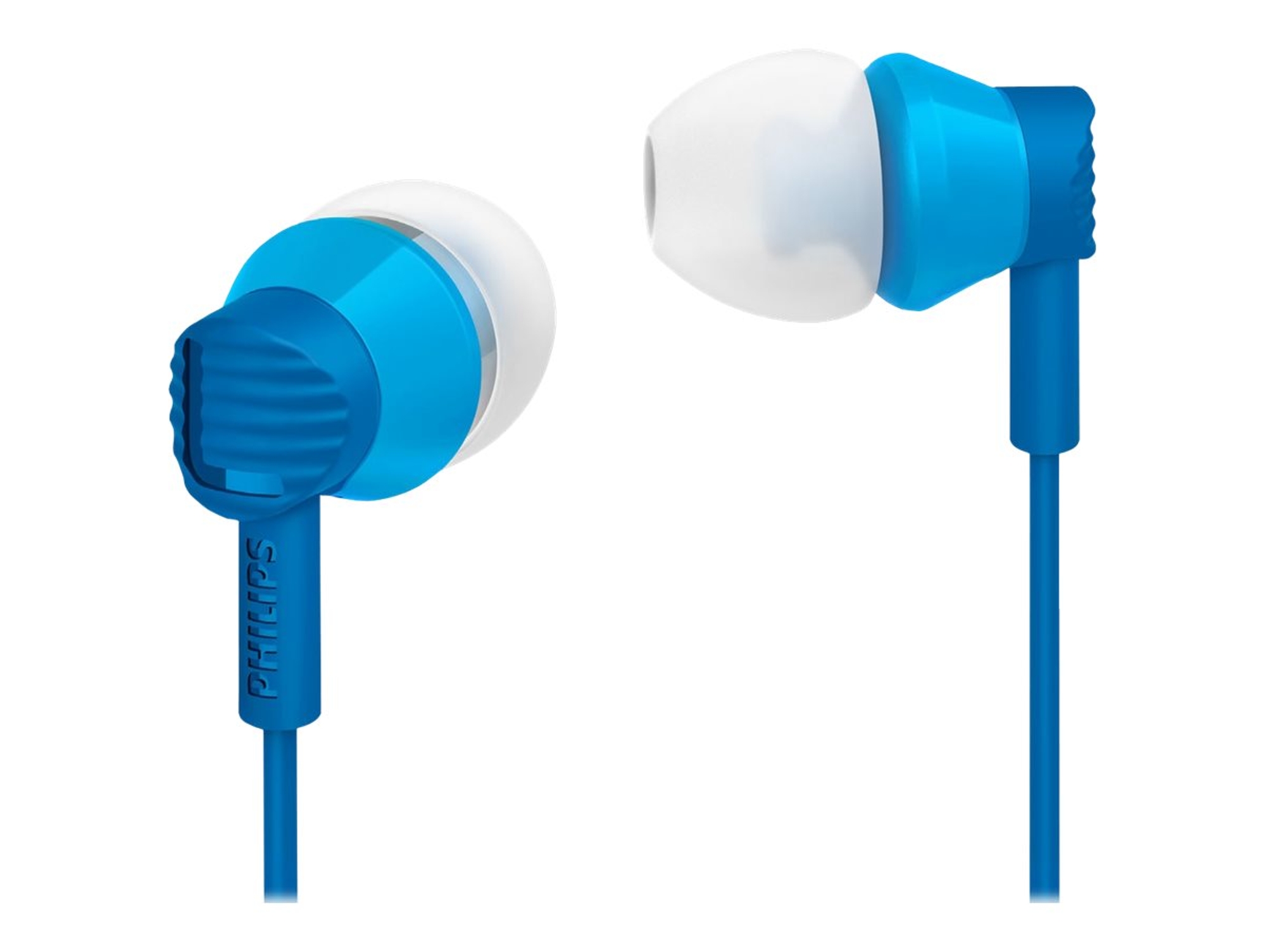 Auriculares con cable PHILIPS SHE3800BL (In Ear - Micrófono - Azul)