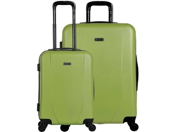 Conjunto de Maletas de Viaje ITACA ABS Verde (135 L)
