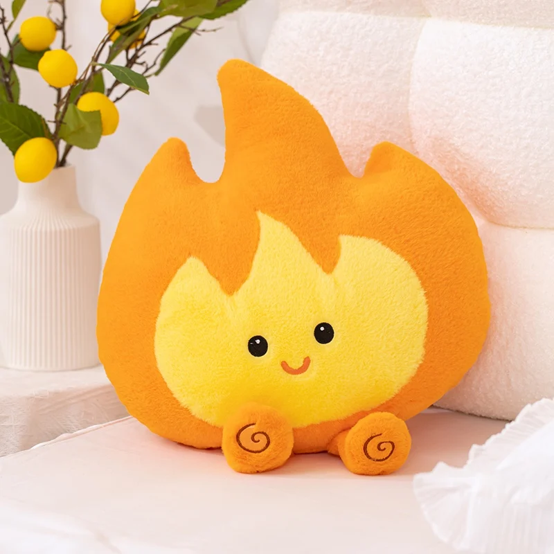 (marrón, 46 Cm) Almohada/respaldo Pequeño Para Adultos Con Diseño De Llama Y Soporte Lumbar