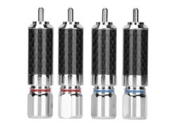 4 Conectores Rca De Latón Cromado Para Soldar, Compatibles Con Cables De Hasta 10 Mm De Diámetro, Para Equipos De Altavoces.