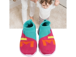 Primeros Zapatos Para Bebés: Calcetines Cómodos Con Soporte Estable, Color Rojo, 14,5 Cm.