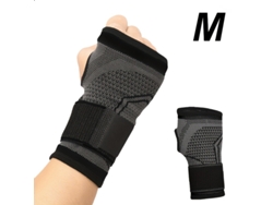 Muñequera Para Túnel Carpiano Para Aliviar Lesiones (negro M) Cuich