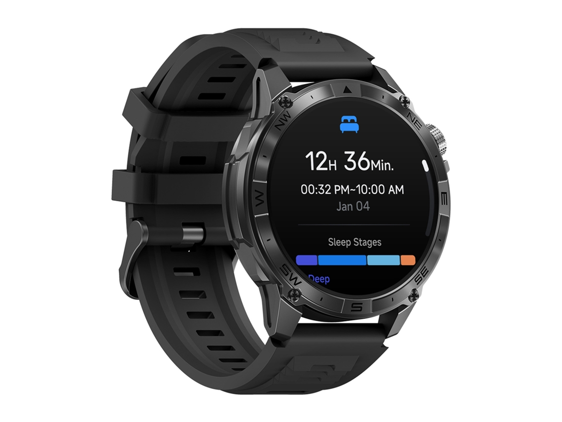 Reloj Inteligente (monitoreo De Frecuencia Cardíaca, Seguimiento De Fitness) Zeblaze Stratos 2 Plus Pantalla Amoled De 1,43 Pulgadas Pulsera Inteligente Para Mujeres Con Gps
