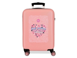 Maleta de Cabina ROLL ROAD One World Rosa (38x55x20cm - 34 L)