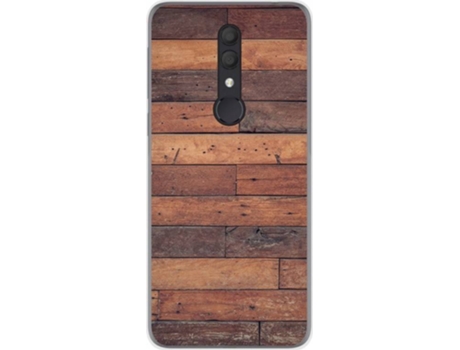 Carcasa Alcatel 1X (2019) TUMUNDOSMARTPHONE Madera 03 Multicolor