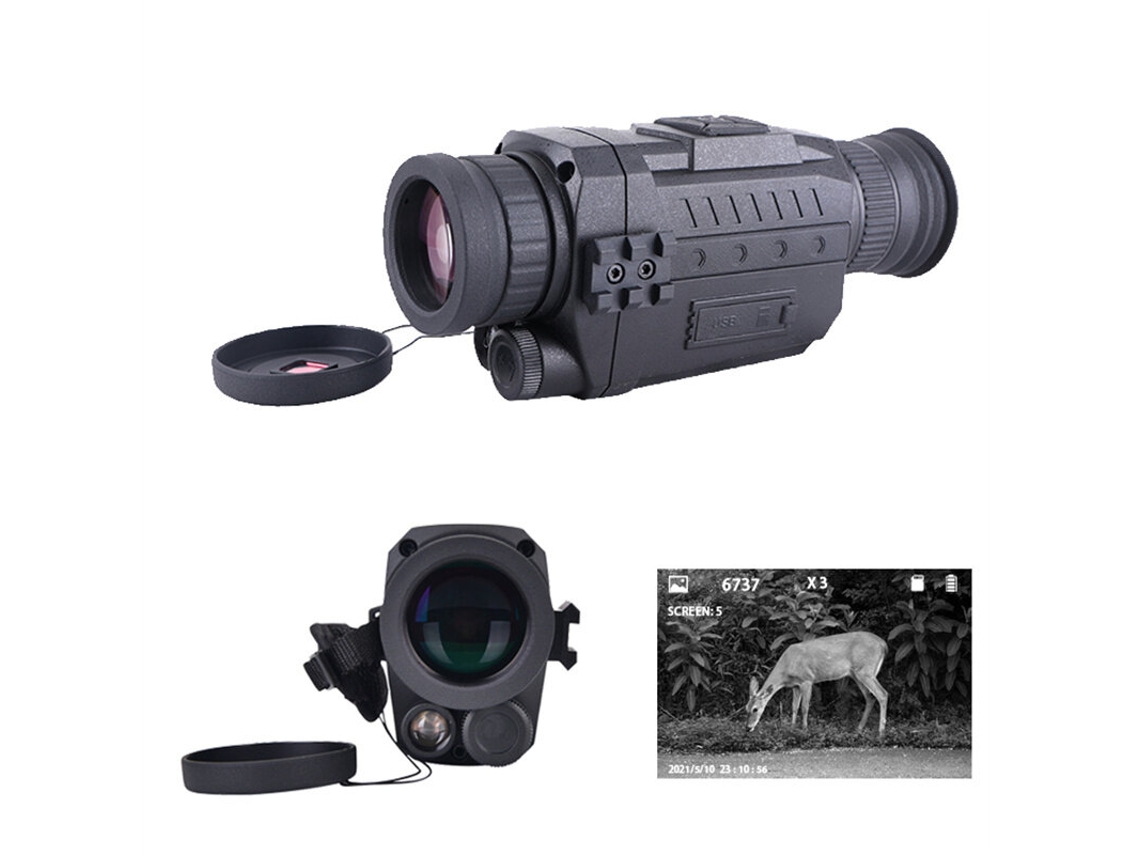 Câmeras Telescópicas Monoculares Digitais De Camuflagem Infravermelha 5x35 Com Visão Noturna Camuflada wg535