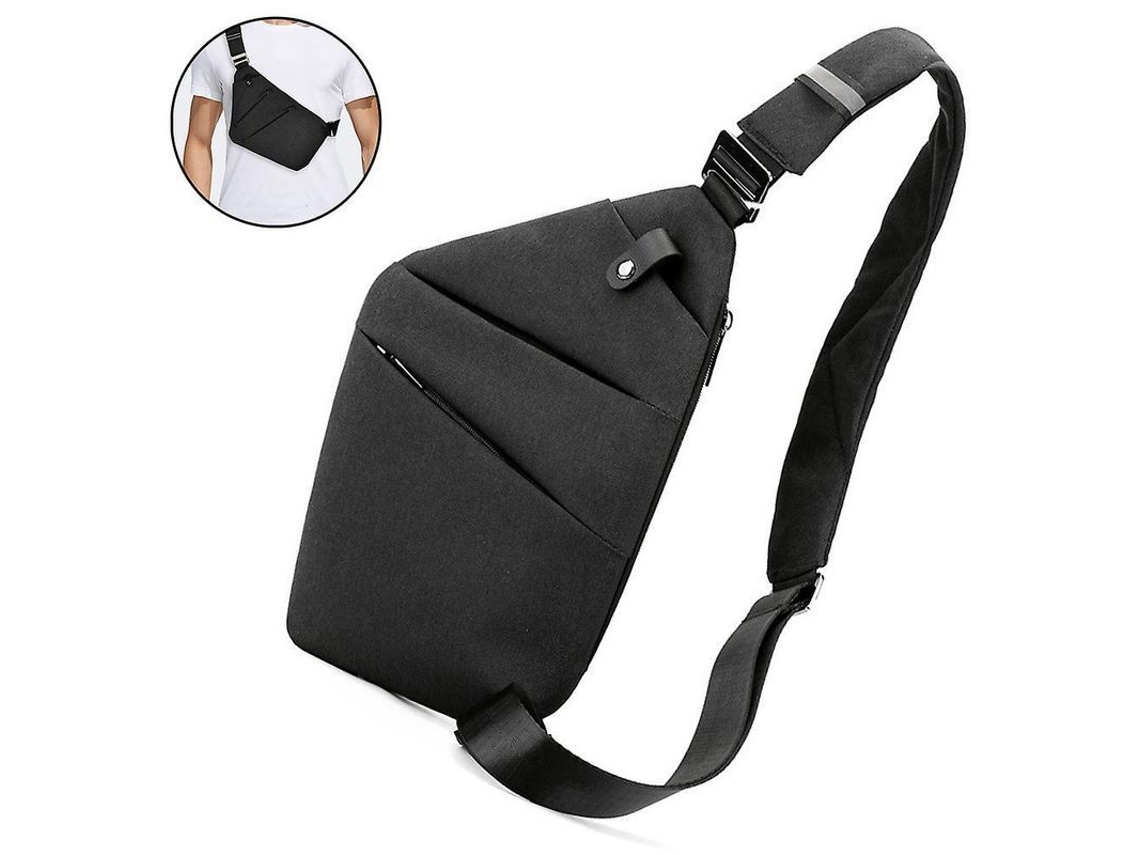 2026-mochila Bandolera Antirrobo Impermeable Para Hombres Y Mujeres Con Cremallera Metal Y Cinturón Reflectivo