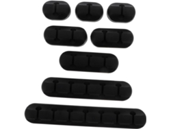 Organizador De Cables Con Clips De Silicona Autoadhesivos De 8 Piezas Para Oficina Y Hogar.