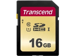 Tarjeta de Memoria SDHC TRANSCEND TS16GSDC500S (16 GB - 95 MB/s)
