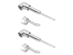 2 Juegos De Soportes Para Brocas, Adaptador De Extensión Para Destornillador Con Ángulo De 105° Y Conexión Hexagonal De 1/4 De Pulgada, Acero Al Cromo Vanadio.