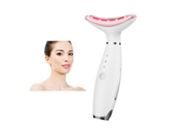 Masajeador Facial de Belleza Masajeador Facial para Rostro y Cuello a Base de LED Térmico de Triple Acción para una Apariencia RadianteBlanco YEMAESRE