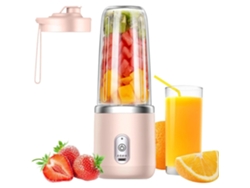 Licuadora portátil | Ideal para deportes, gimnasio, hogar, desayuno y camping (azul)