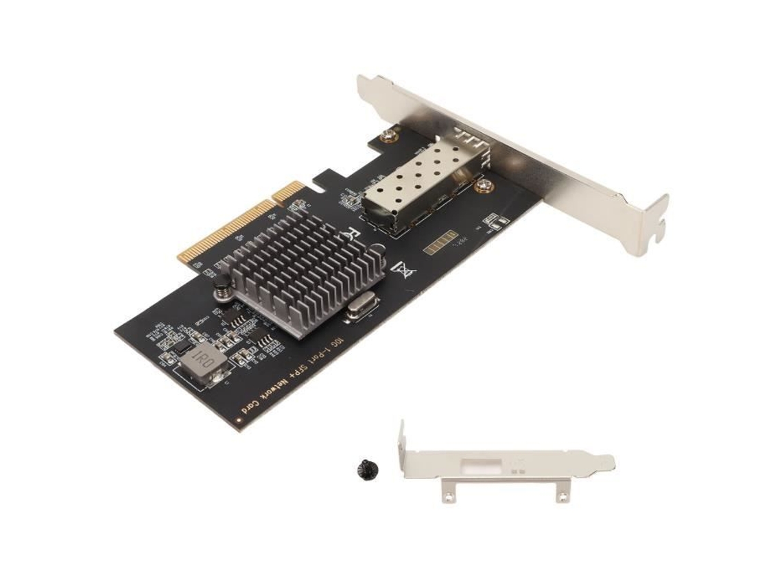 Tarjeta de red Sfp Pci Express X8 de 10Gb para chipset 82599, adaptador de red Pci Express para Win HURRISE