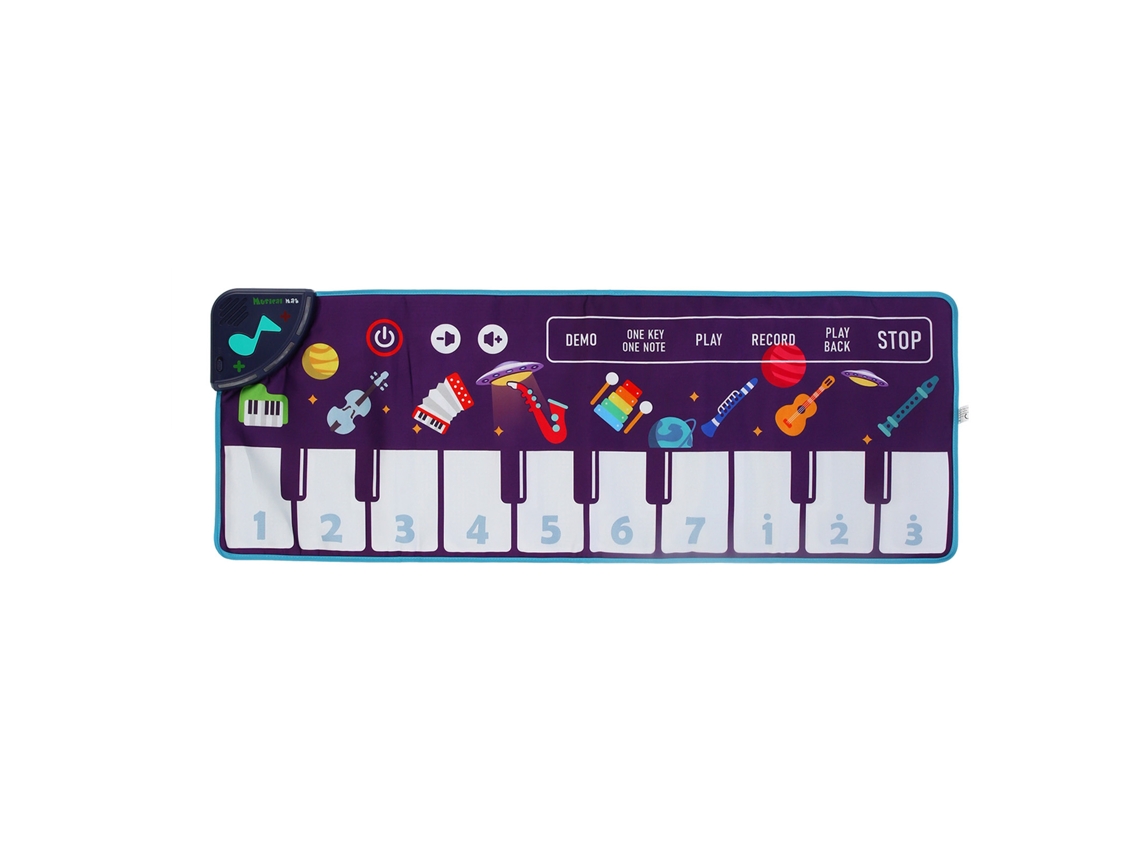 Ats-colchón Piano Musical Para Niños Con Canciones Incorporadas, Juguete Educatsivo Grande De Instrumento Musical Cp4972