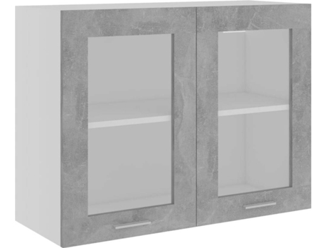 Mueble de cocina VIDAXL Gris Madera contrachapada (80x31x60 cm)