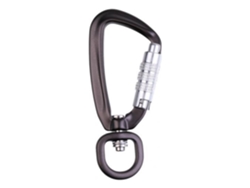 2x Mosquetón Para Acampar Clip Hamaca Hebilla Correa Para