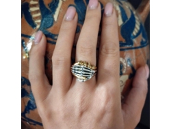 Anillo gótico expandible de oxidación 2026 con huesos y garras de diablo, ajustable, aleación hipoalergénica