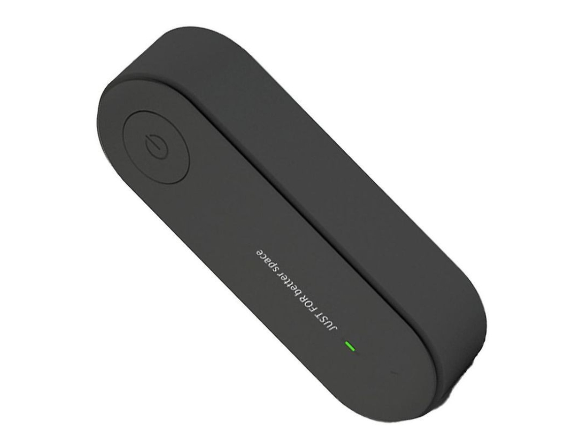 Purificador De Aire Portátil Mini Enchufable Para Dormitorios, Baños, Salas De Estar, Armarios, Habitaciones De Mascotas, Enchufe Europeo, Negro - Tul