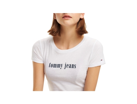 Camiseta TOMMY JEANS (M - Blanco)