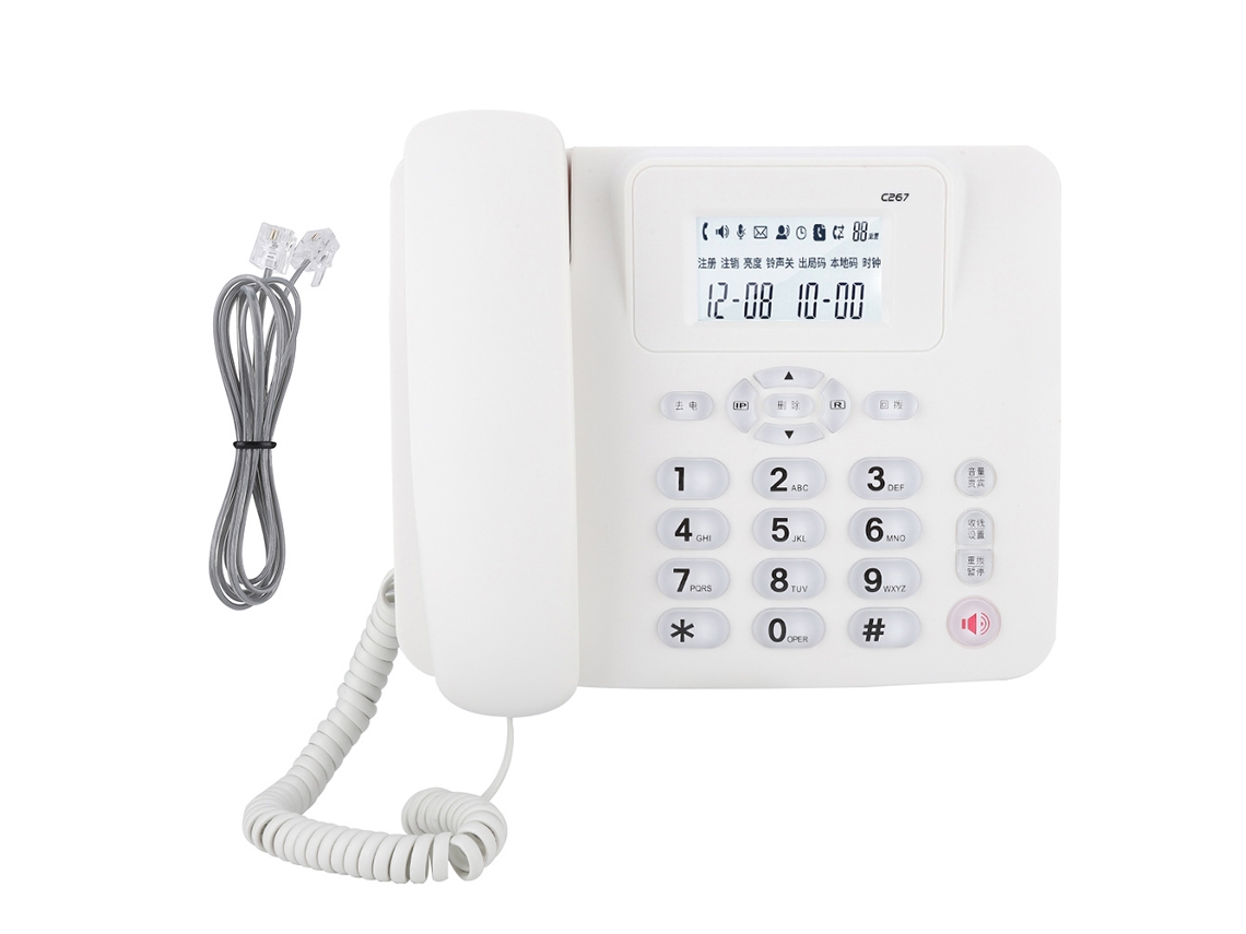Teléfono fijo inalámbrico para casa y oficina