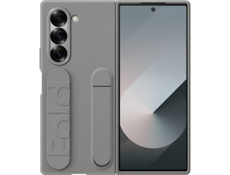 Funda SAMSUNG Galaxy Standing Z Fold 6 con Cinta (Gris)