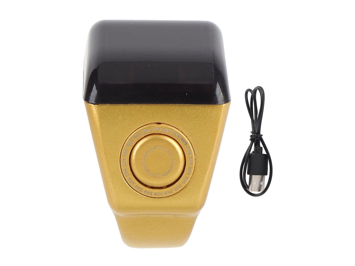 Anel Inteligente Contador Tasbih Impermeável Com Lembrete De Oração E Tela Digital 22mm
