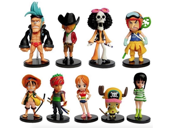 Figuras EASTVAPS One Piece Luffy Chopper Mini (9un)