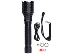 Bj-lanterna Xhp160 Led 16 Núcleos 8800lm Usb Recargable Zoom Impermeable Para Camping Excursiones Aire Libre