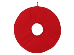 KOFIHETY Almohadilla Redonda Inflable para Dolor de Coxis Alivio para Hemorroides Asiento de Goma en Forma de Donut Roja