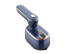 Miniplancha de vapor portátil con elevador giratorio para uso en seco y húmedo, ligera y portátil, color azul Henten Home