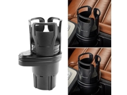 Accesorios de Interior de coche, portavasos para coche, adaptador extensible, portavasos doble giratorio de 360 grados