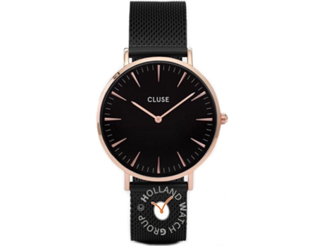 Reloj CLUSE | CLUSE LaBohemeMesh RoseGold Black/Black