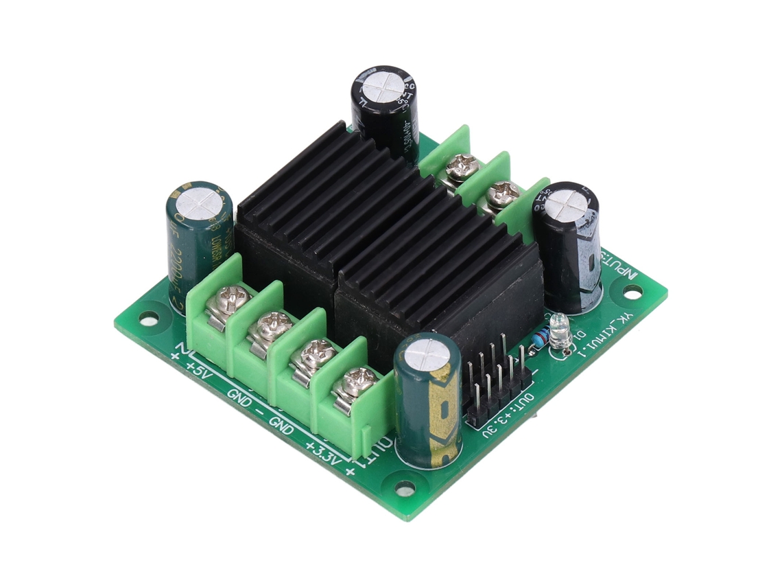 Veloriskku-módulo De Potência Dual Pcb Buck Entrada 9-40v Para 5v 3.3v Grande Área De Dissipação De Calor
