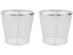 Juego De 2 Lámparas De Mesa De Tela Plateada