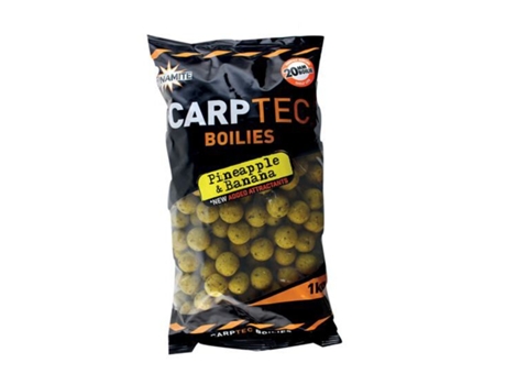 Boilies densos DYNAMITE BAITS carp-tec Pineapple / Banana 1 kg