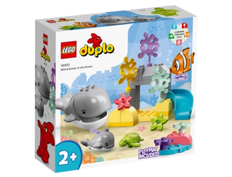 LEGO Duplo Animais Selvagens Do Oceano 10972 (Edad Mínima: 2 Años - 32 Piezas)