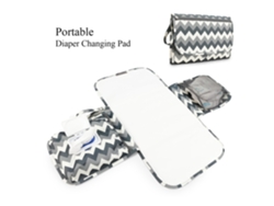 Bolsa cambiadora portátil para bebé, impermeable, plegable, de viaje (onda)