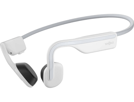 Auriculares Bluetooth Multipoint SHOKZ Openmove (Open Ear - Micrófono - Blanco)