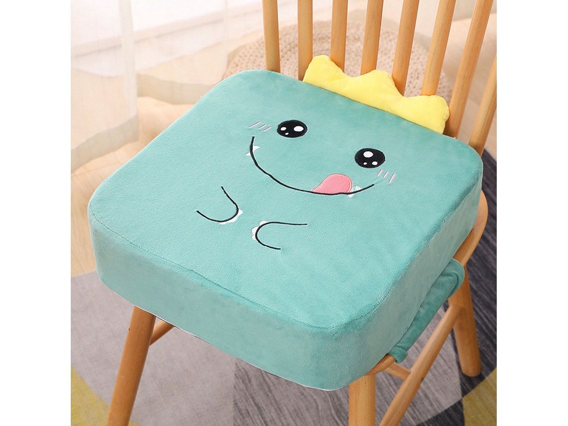 Silla de comedor Eifson con asiento elevador antideslizante y extraíble, 10 cm (Dinosaurio)