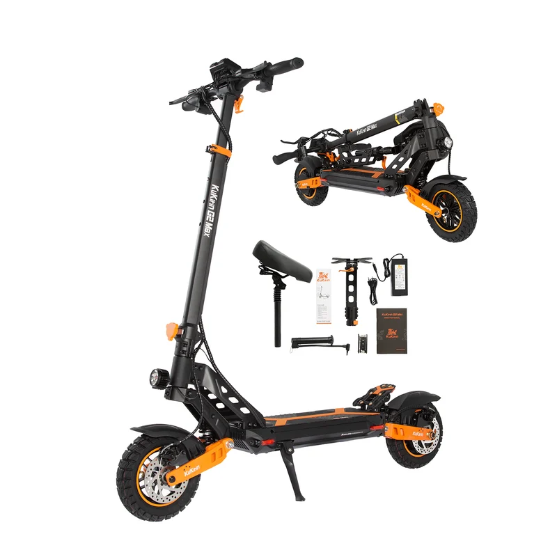 Patinete eléctrico Kukirin G2 Max (batería de 1000 W, 48 V, 20,8 Ah, velocidad máxima de 55 km/h, autonomía de 80 km)