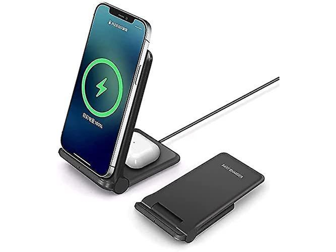 Cargador Indução Para Apple, Samsung Yizhood Negro