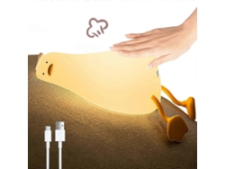 Luz nocturna LED, luz nocturna de silicona para bebés, lámpara de noche con intensidad ajustable y luz suave. Rosewell