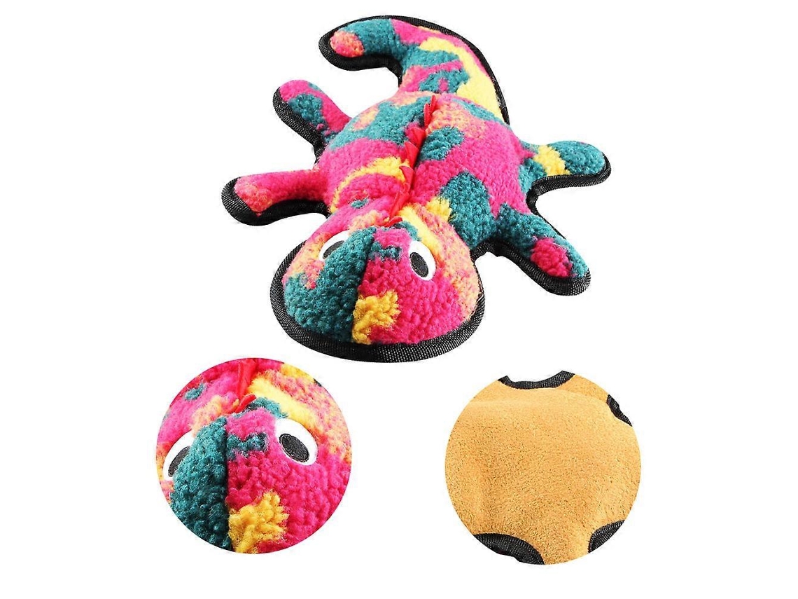 Juguetes de peluche para perros, geckos chirriantes y resistentes para entrenamiento de obediencia, 1 juego Rosewell