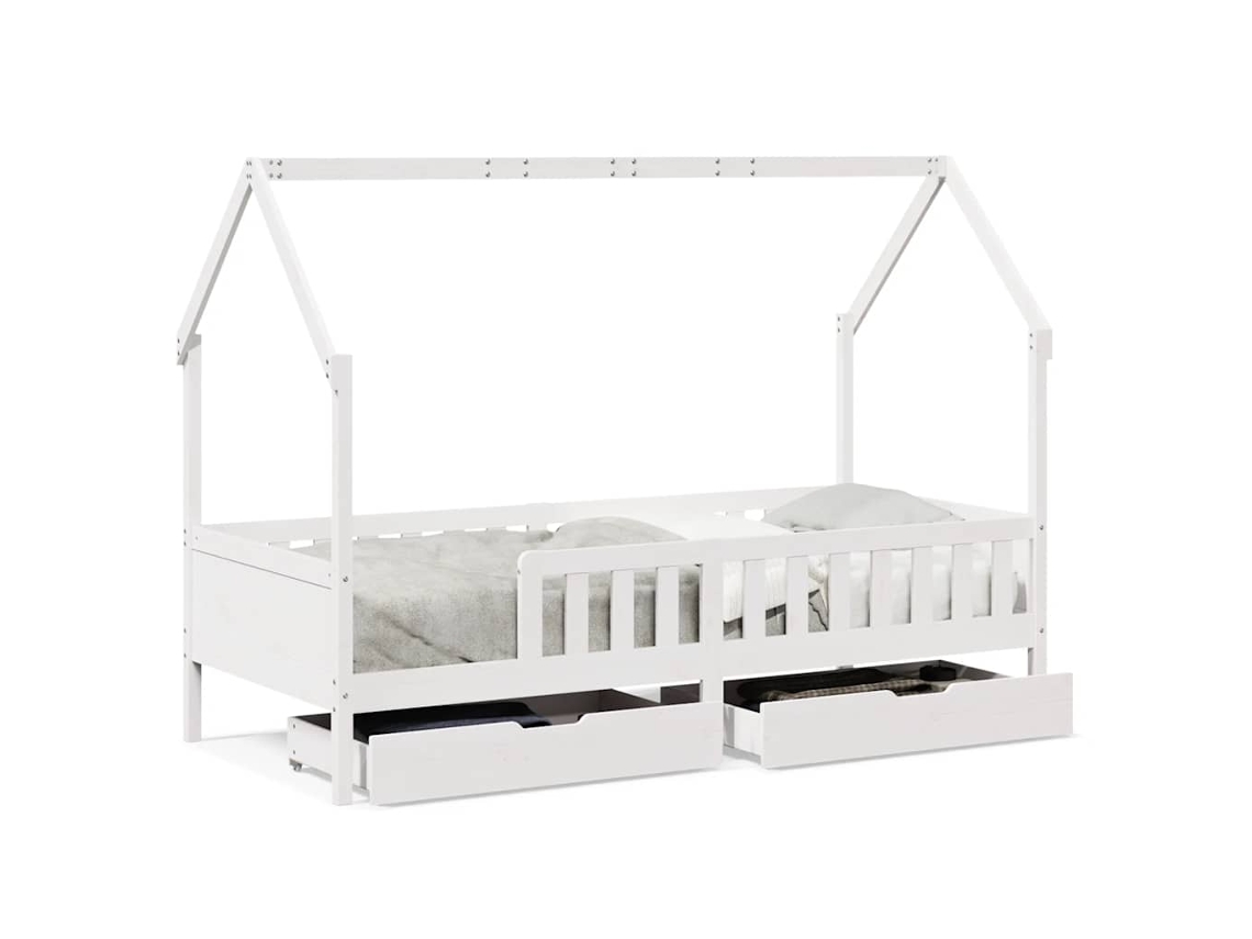 Maison Exclusive - Estructura De Cama Infantil Con Cajones Madera Pino 90x190 Cm
