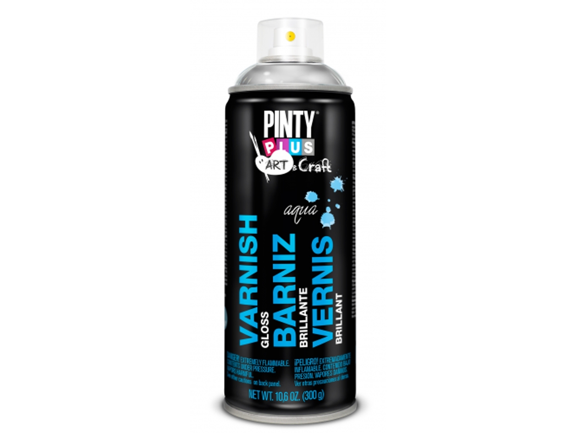 Spray Barniz Manualidades Brillo 400 Ml Agua