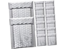 100 Sobres Autoadhesivos Acolchados De Burbujas Plateados Para Envíos Y Protección De Paquetes.