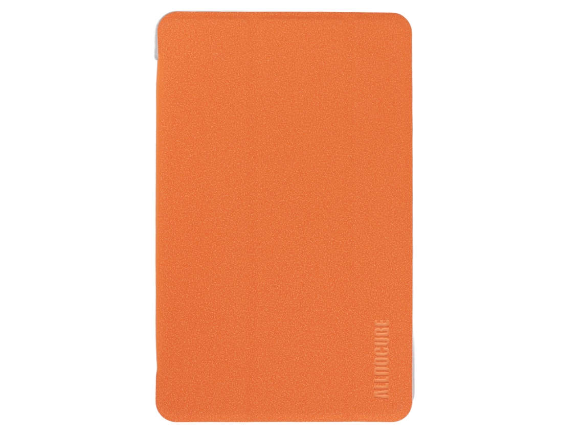 Funda de TPU suave, fina y elegante para tableta Smile 1, color naranja claro y dorado.